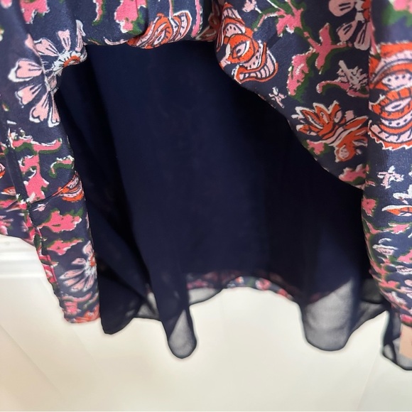 Rungolee Women’s Jacqueline 100% Silk Dress in Autumn Soraya Floral Sz S GUC - Picture 8 of 10